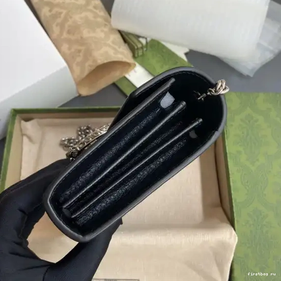 Firstbag ru mini Gucci bag Dionysus chain leather 0509